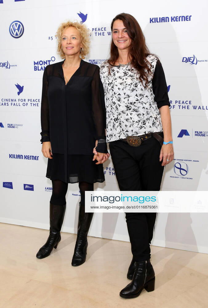 Katja Riemann und Katja von Garnier - Heroes Gala in Hotel Adlon in Berlin am 08.11.2014