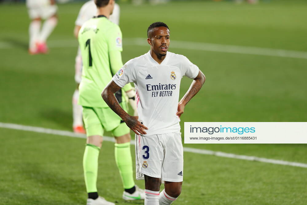Eder Militao (Real), APRIL 18, 2021 - Football Soccer : Spanish La Liga Santander match between Getafe CF 0-0 Real Madrid CF at the Coliseum Alfonso Perez in Getafe, Spain. (158618020)