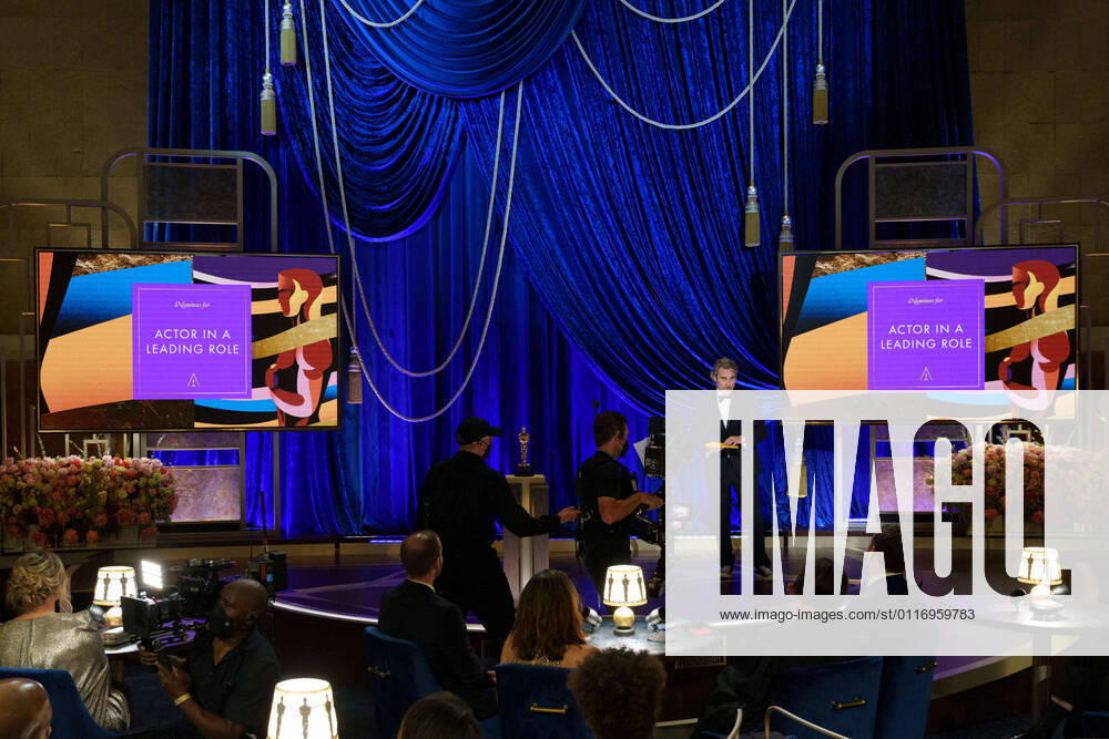 Joaquin Phoenix presents the Oscars for Actor in a Leading Role during the live ABC Telecast of The 93rd Oscars at Union Station in Los Angeles, CA on Sunday, April 25, 2021. Los Angeles CA USA