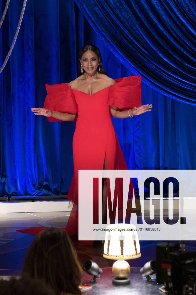Angela Bassett presents during the live ABC Telecast of The 93rd Oscars at Union Station in Los Angeles, CA on Sunday, April 25, 2021. Los Angeles CA USA