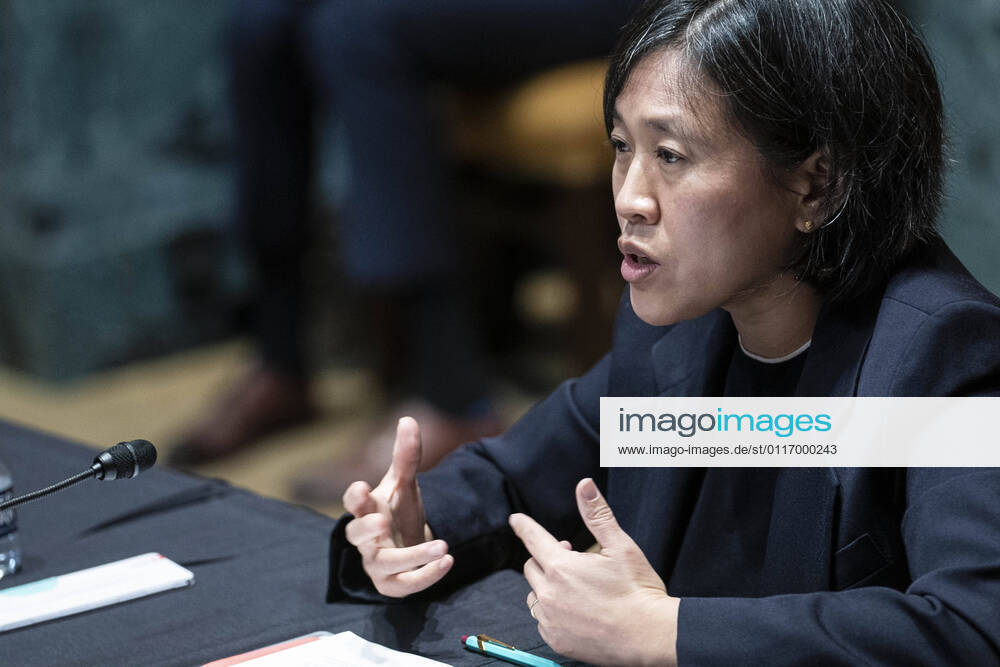 U.S. Trade Representative Katherine Tai testifies before the Senate Appropriations Subcommittee on Commerce, Justice, Science, and Related Agencies during a hearing on the proposed budget for fiscal year 2022 for the Office of the U.S. Trade Representative on Capitol Hill on Wednesday, April 28, 2021 in Washington, DC. Pool WASP20210428110 SarahxSilbiger