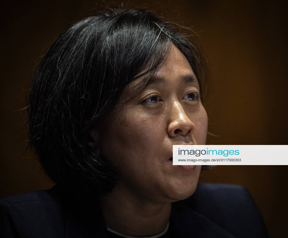 U.S. Trade Representative Katherine Tai testifies before the Senate Appropriations Subcommittee on Commerce, Justice, Science, and Related Agencies during a hearing on the proposed budget for fiscal year 2022 for the Office of the U.S. Trade Representative on Capitol Hill on Wednesday, April 28, 2021 in Washington, DC. Pool WASP20210428115 BillxO Leary