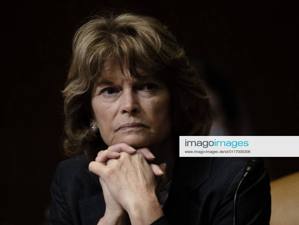 Sen. Lisa Murkowski(R-AK) listen during the testimony of U.S. Trade Representative Katherine Tai before the Senate Appropriations Subcommittee on Commerce, Justice, Science, and Related Agencies during a hearing on the proposed budget for fiscal year 2022 for the Office of the U.S. Trade Representative on Capitol Hill on Wednesday, April 28, 2021 in Washington, DC. Pool WASP20210428118 BillxO Leary