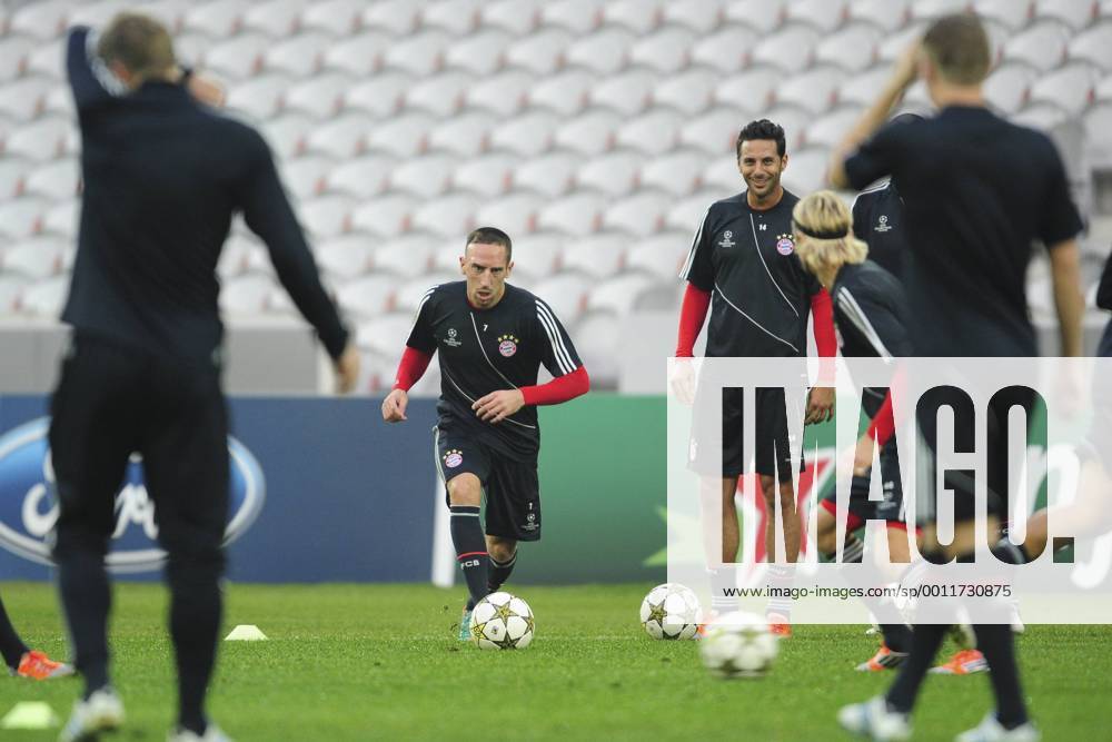 Franck Ribery FOOTBALL : entrainement du Bayern de Munich - Champions League - 22 10 2012 JBAutissier Panoramic