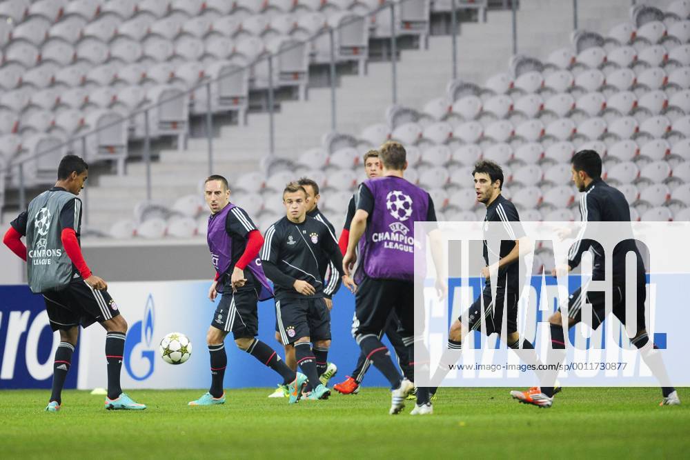 Franck Ribery FOOTBALL : entrainement du Bayern de Munich - Champions League - 22 10 2012 JBAutissier Panoramic