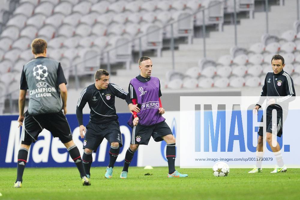 Franck Ribery FOOTBALL : entrainement du Bayern de Munich - Champions League - 22 10 2012 JBAutissier Panoramic