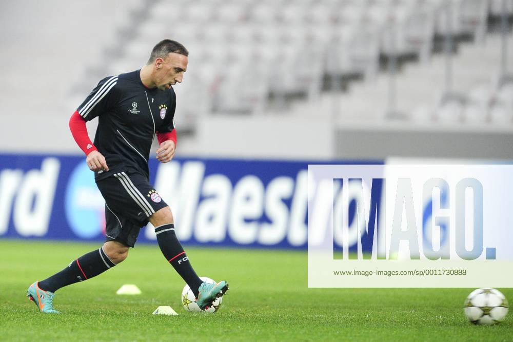 Franck Ribery FOOTBALL : entrainement du Bayern de Munich - Champions League - 22 10 2012 JBAutissier Panoramic