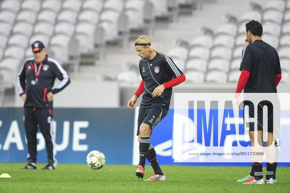 Anatoliy Timoshchuk FOOTBALL : entrainement du Bayern de Munich - Champions League - 22 10 2012 JBAutissier Panoramic