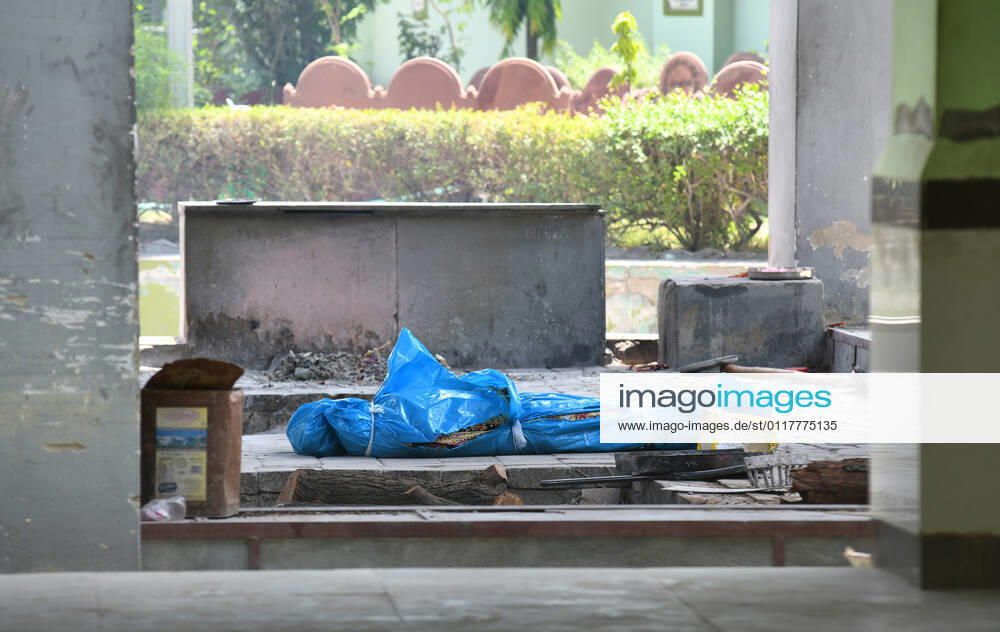 Cremation Of COVID-19 Victims In Rajasthan, India A dead body of COVID-19 victim at Hindu Moksha Dham crematorium looks deserted, amid coronavirus pandemic in Beawar. Beawar Rajasthan India