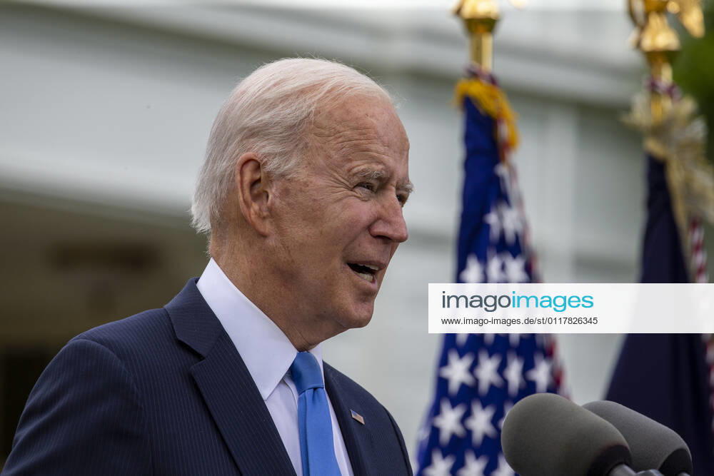 United States President Joe Biden gives remarks on the new Covid-19 Centers for Disease Control mask guidelines in the Rose Garden, at the White House in Washington, DC on Thursday, May 13, 2021. Fully vaccinated people no longer need to wear a face mask or stay six feet away from others in most settings, whether outdoors or indoors, the Centers for Disease Control and Prevention said in updated public health guidance released Thursday.