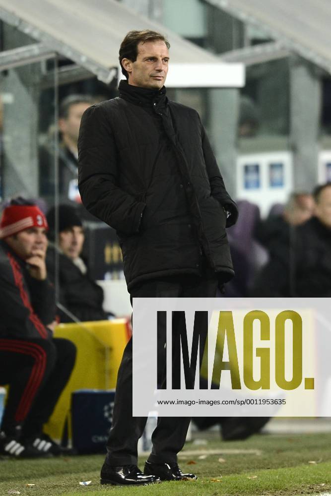 Bruxelles 21 11 2012 - Champions League RSC Anderlecht - AC Milan --Massimiliano Allegri