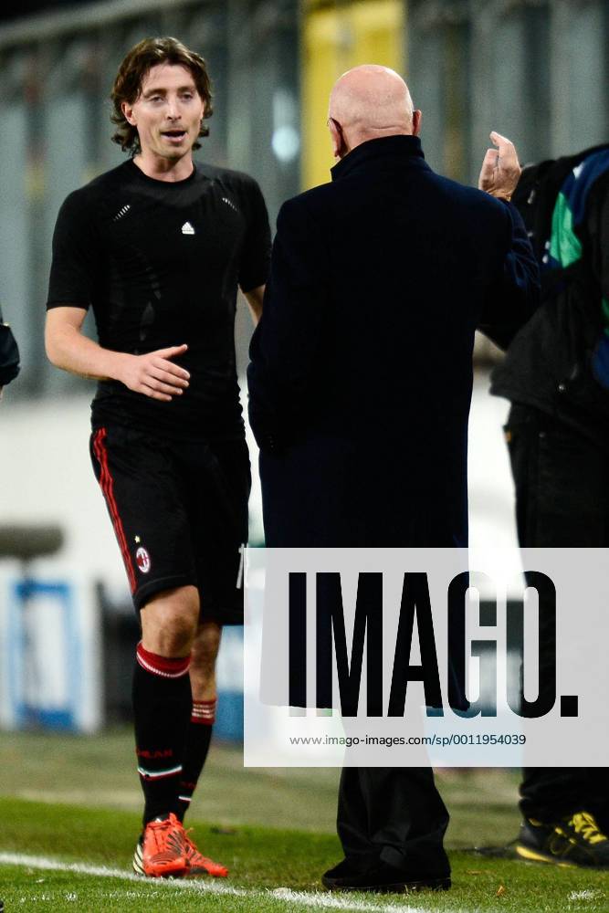RSC Anderlecht vs AC Milan - Adriano Galliani-Riccardo Montolivo