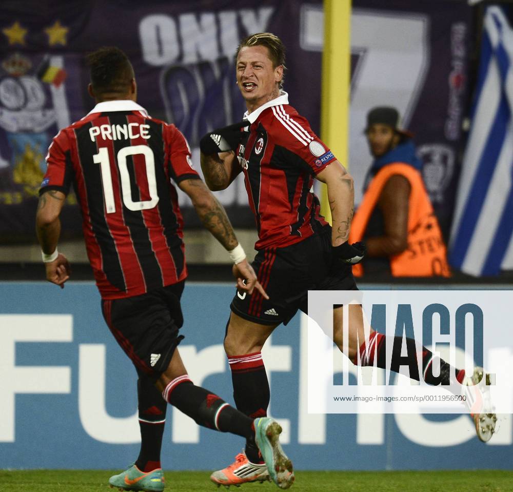 - RSC Anderlecht vs AC Milan - Philippe Mexes-Kevin-Prince Boateng