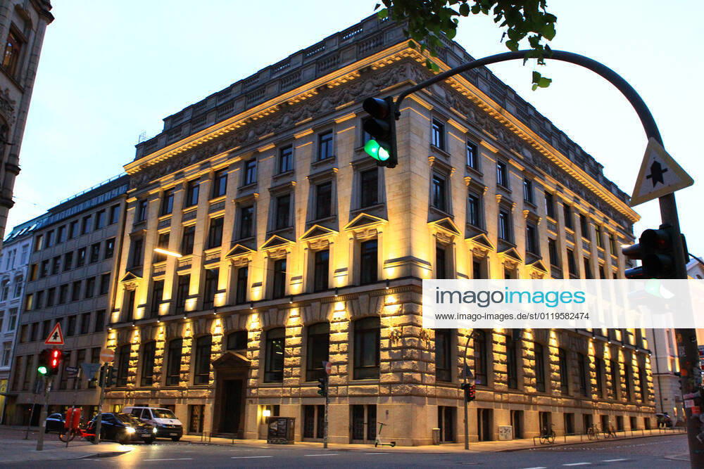 The headquarters of the private bank M M Warburg CO at Ferdinandstrasse 75 in Hamburgs city centre Altstadt Hamburg