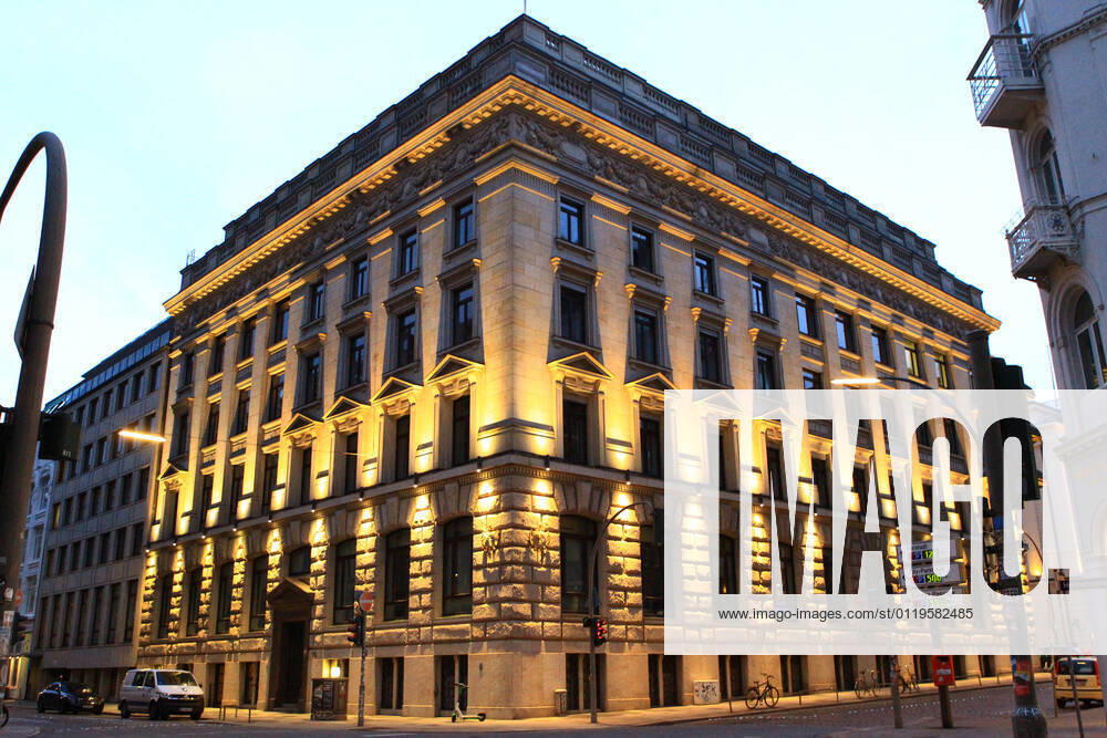The headquarters of the private bank M M Warburg CO at Ferdinandstrasse 75 in Hamburgs city centre Altstadt Hamburg