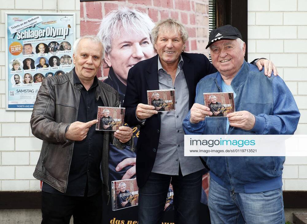 Andy Moor, Bernhard Brin, Ulli Wegner At the album release party of Bernhard Brink at the lido Luebars in Berlin