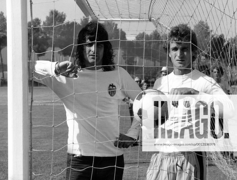 Mario Kempes und Rainer Bonhof (beide FC Valencia)