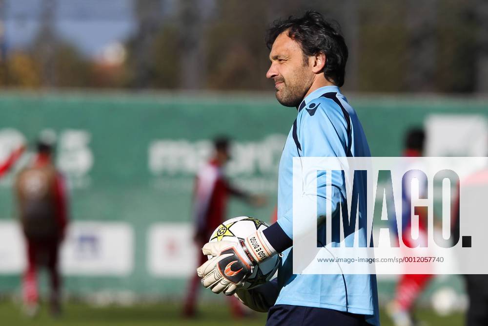 Quim of SC Braga (Sporting) during the training session before the UEFA Champions League, Group H, match in Braga.