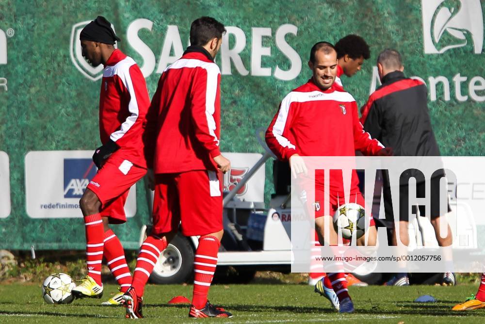 Ruben Micael (R) of SC Braga (Sporting) during the training session before the UEFA Champions League, Group H, match in Braga.