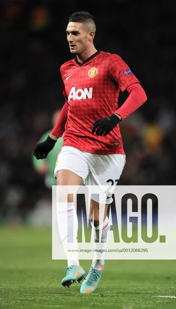 Federico Macheda of Manchester United - UEFA Champions League Group H - Manchester Utd vs CFR Cluj-Napoca - Old Trafford Stadium - Manchester - 05 12 12 - Picture Simon Bellis Sportimage .