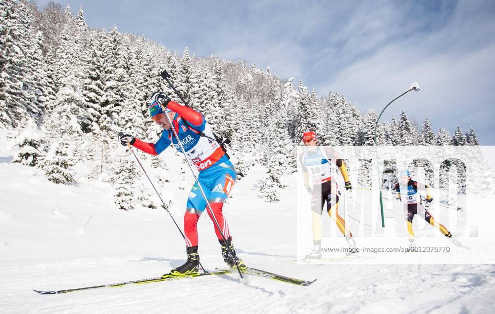 Biathlonarena, Hochfilzen, AUT, E.ON IBU Weltcup, Sprint, Herren, im Bild Evgeny Ustyugov (RUS)