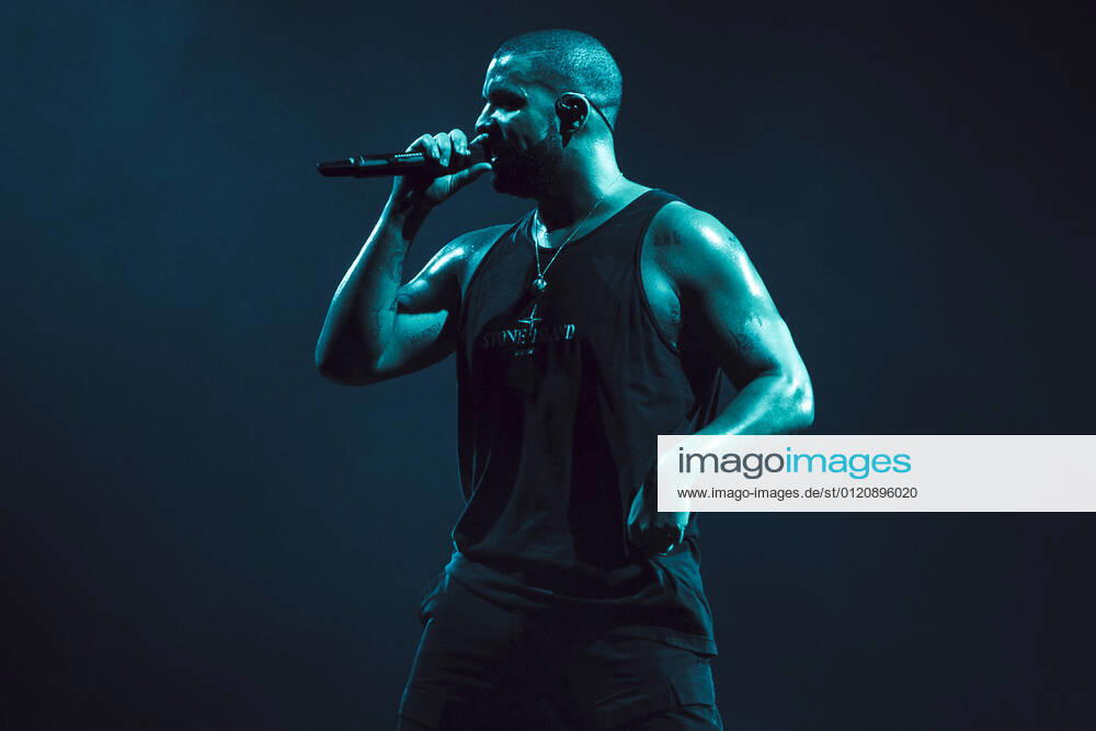 Drake The Canadian singer, songwriter and rapper Aubrey Drake Graham is better know by his stage name Drake and is here performs a live concert at Royal Arena in Copenhagen. Denmark, 07 03 2017. Copenhagen Denmark Royal Arena