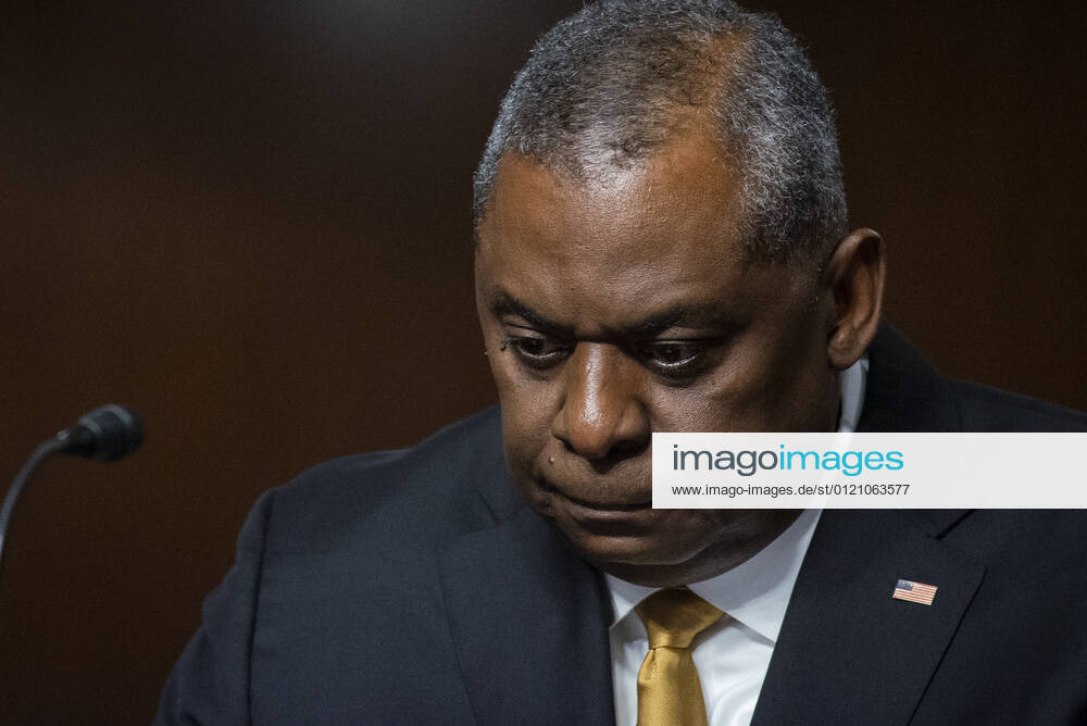 US Secretary of Defense Lloyd Austin III, appears before a Senate Committee on Armed Services hearing to examine the Department of Defense budget posture in review of the Defense Authorization Request for fiscal year 2022, in the Dirksen Senate Office Building in Washington, DC, Thursday