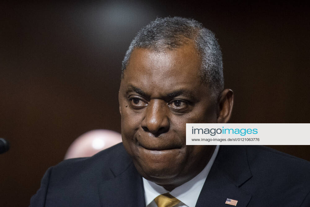 US Secretary of Defense Lloyd Austin III, appears before a Senate Committee on Armed Services hearing to examine the Department of Defense budget posture in review of the Defense Authorization Request for fiscal year 2022, in the Dirksen Senate Office Building in Washington, DC, Thursday