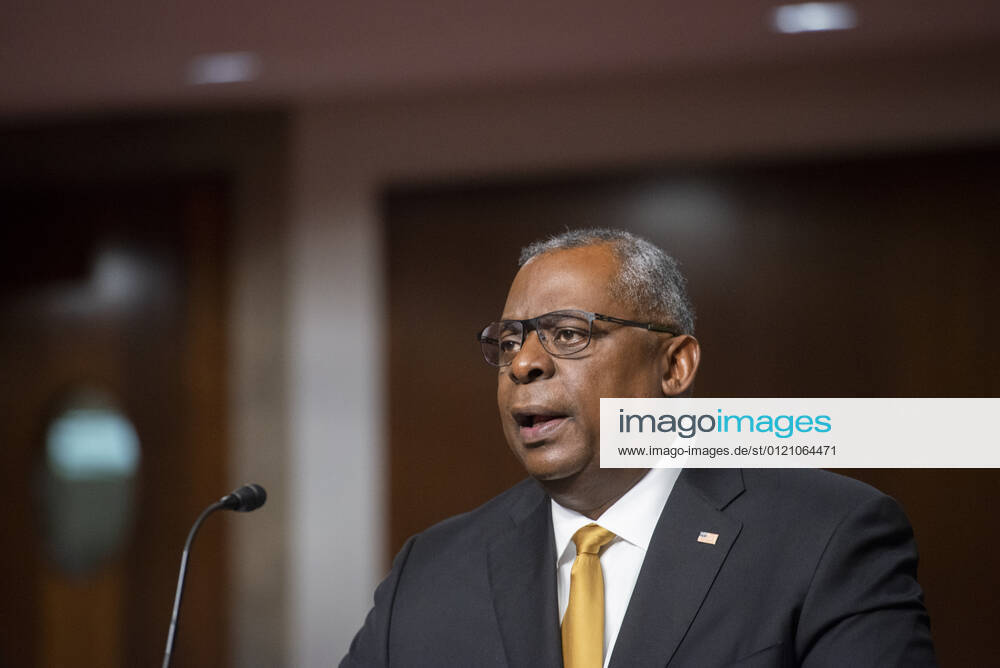 US Secretary of Defense Lloyd Austin III, appears before a Senate Committee on Armed Services hearing to examine the Department of Defense budget posture in review of the Defense Authorization Request for fiscal year 2022, in the Dirksen Senate Office Building in Washington, DC, Thursday