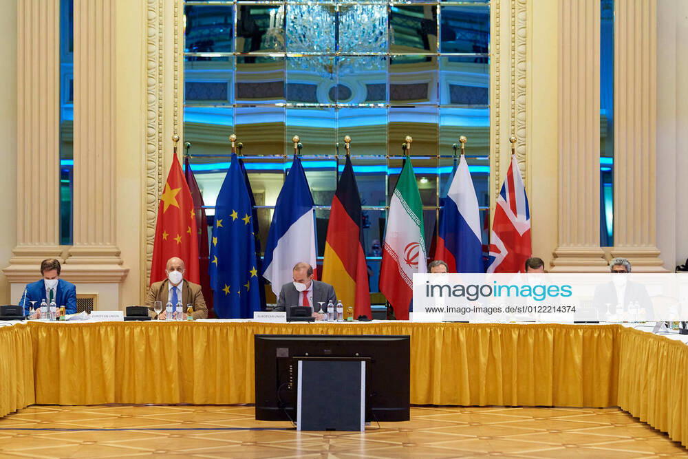 KW24 (210620) -- VIENNA, June 20, 2021 -- Photo taken on June 20, 2021 shows a meeting of the Joint Comprehensive Plan of Action (JCPOA) Joint Commission in Vienna, Austria. Talks to revive the 2015 Iran nuclear agreement, formally known as the Joint Comprehensive Plan of Action (JCPOA), are closer to a deal, said a European Union (EU) official on Sunday after the latest meeting that wrapped up the previous six rounds of negotiations. ( Handout via Xinhua) AUSTRIA-VIENNA-JCPOA-JOINT COMMISSION-MEETING EUxDelegationxVienna