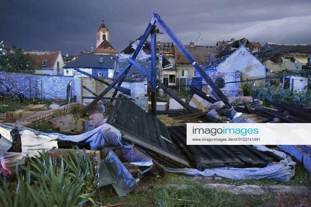 Tornado hit village Moravska Nova Ves and several other villages in the Hodonin district, South Moravia, Czech Republic, on Thursday, June 24, 2021. (CTKxPhoto VaclavxSalek) CTKPhotoP2021062410504 sal