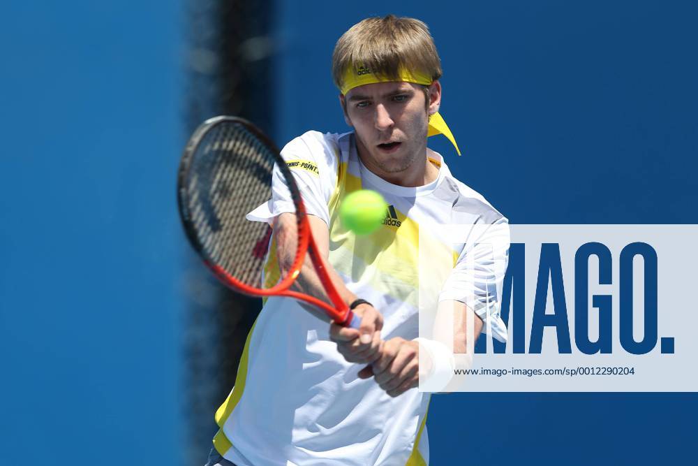Cedrik-Marcel Stebe, GER, during first round of the 2013 Tennis Australian Open in Melbourne, 14 01 2013 -