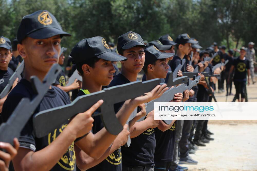 Gaza city, Gaza Strip, Palestinian Territory: Young Palestinians attend a military summer camp organised by the Islamic Jihad Movement, in Gaza City, June 26, 2021 Gaza city Palestinian Territory - ZUMAap3_ 20210626_zaf_ap3_093
