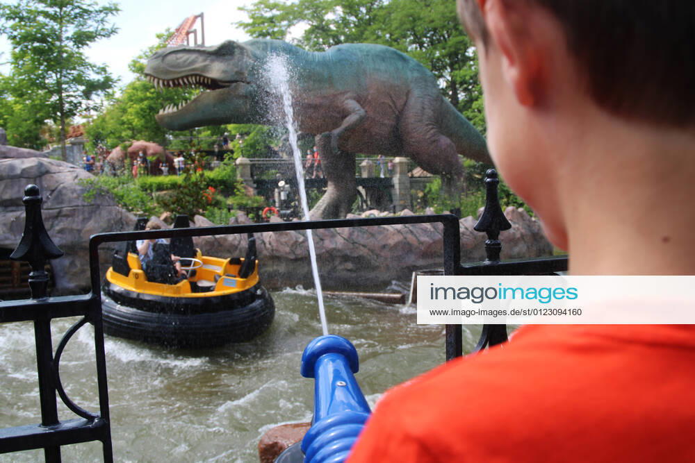 Dino Splash early Thunder River at Holiday Park in Hassloch, Palatinate, Germany