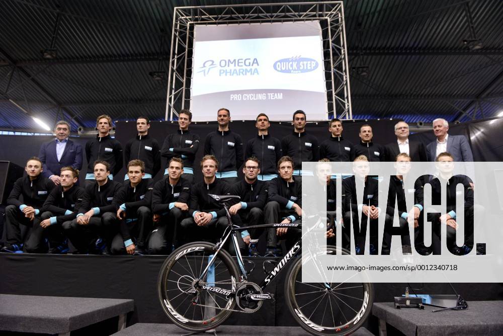 BELGIUM, GENT, JAN 15th 2013 - Team presentation of Belgian cycling team Omega Pharma - Quick Step