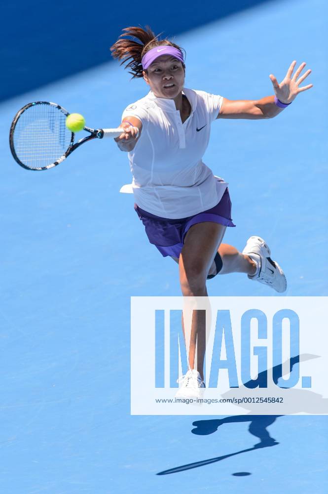 Jan. 24, 2013 - Melbourne, Victoria, Australia - January 24, 2013: Li Na (CHN) in action on day eleven of the 2013 Australian Open grand slam tennis tournament at Melbourne Park in Melbourne, Australia. Media Tennis 2013: Australian Open JAN 24 - ZUMAc04
