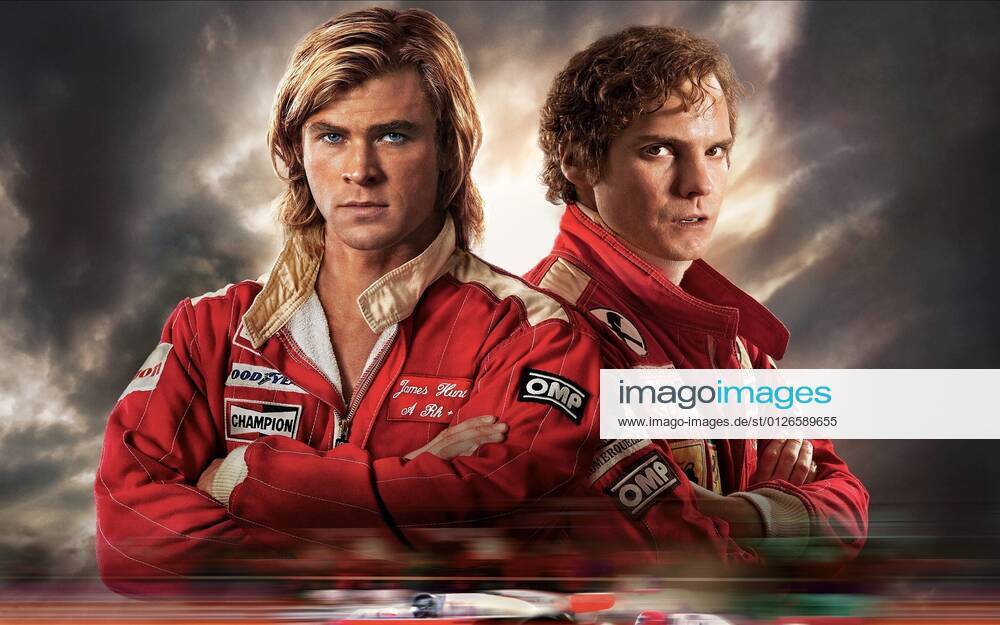 Chris Hemsworth & Daniel Br??hl Film: Rush (USA DEU 2013) Director: Ron Howard 02 September 2013