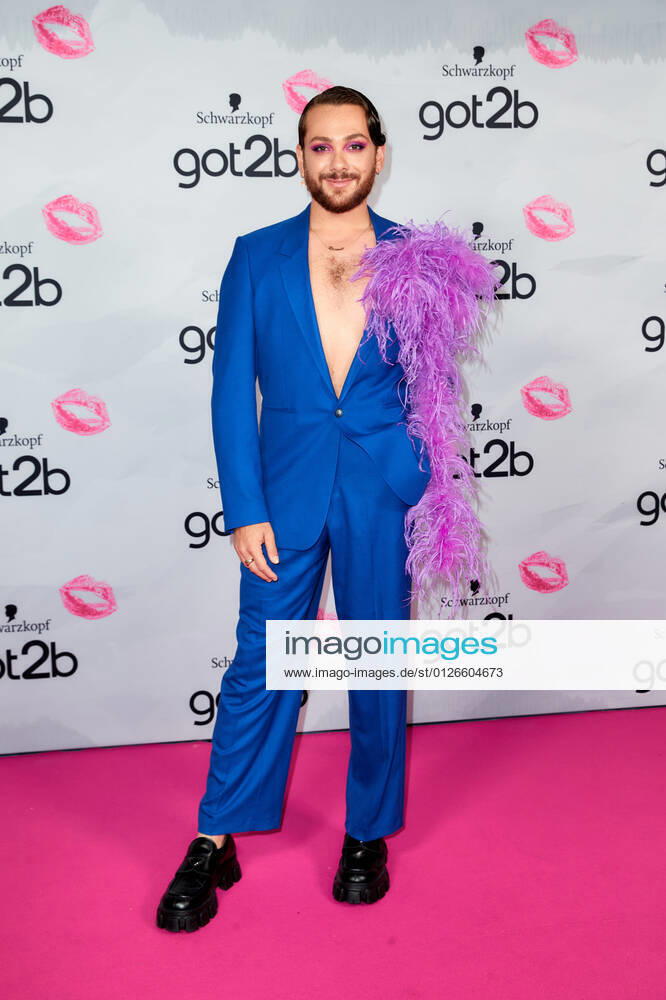 Got2b Make up Launch Event Riccardo Simonetti on the red carpet at the got2b Make up Launch Event at the Michelberger Hotel in Berlin