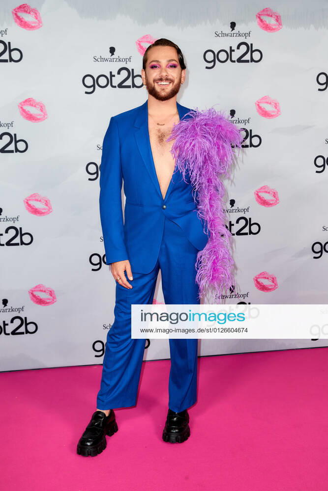 Got2b Make up Launch Event Riccardo Simonetti on the red carpet at the got2b Make up Launch Event at the Michelberger Hotel in Berlin