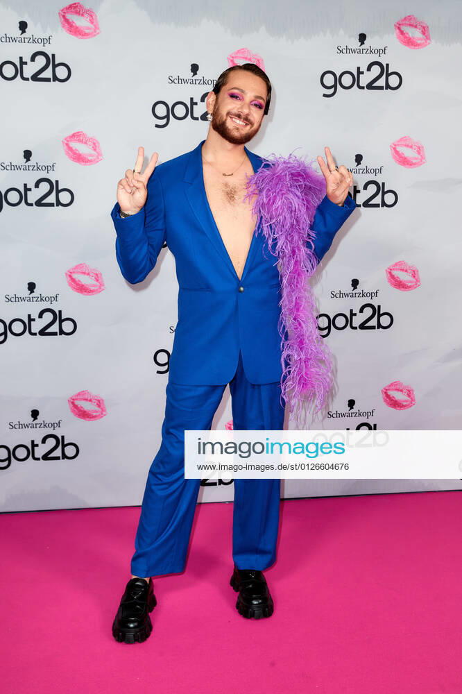 Got2b Make up Launch Event Riccardo Simonetti on the red carpet at the got2b Make up Launch Event at the Michelberger Hotel in Berlin