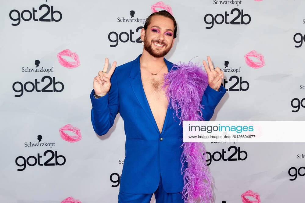 Got2b Make up Launch Event Riccardo Simonetti on the red carpet at the got2b Make up Launch Event at the Michelberger Hotel in Berlin