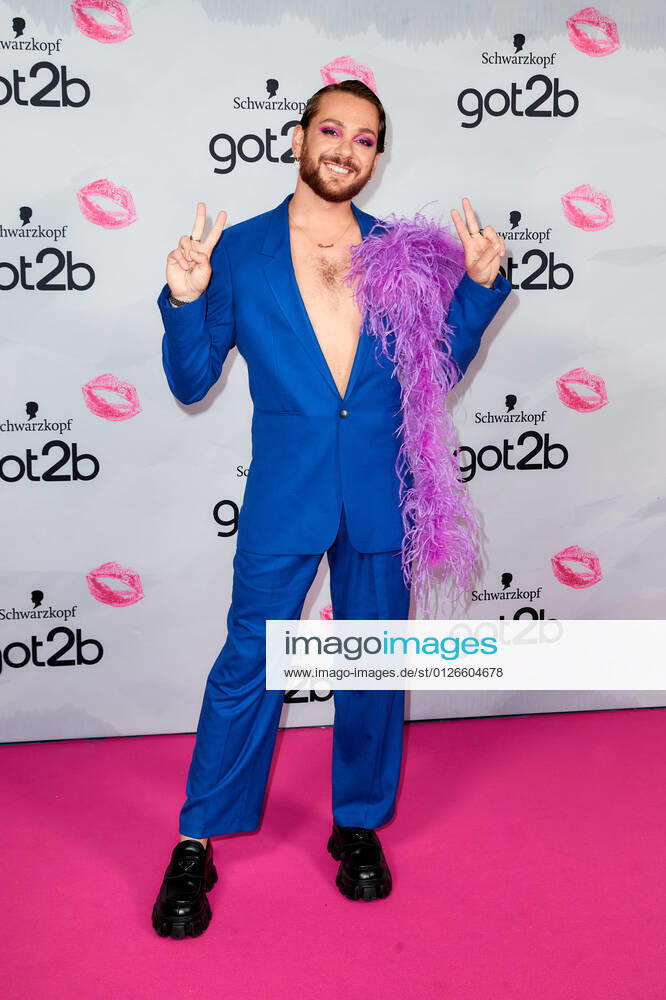 Got2b Make up Launch Event Riccardo Simonetti on the red carpet at the got2b Make up Launch Event at the Michelberger Hotel in Berlin