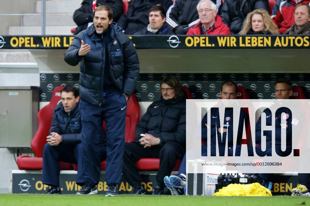 Fussball Bundesliga FSV Mainz 05 - FC Bayern Muenchen Spieltag 20 Fussball Maenner Saison 2012 13 Thomas TUCHEL (Trainer FSV Mainz 05) unzufrieden