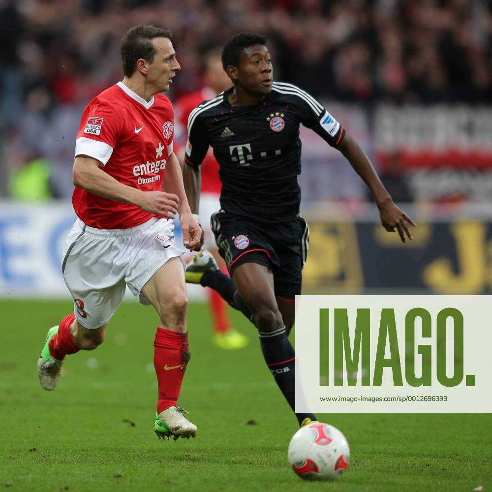 Fussball Bundesliga FSV Mainz 05 - FC Bayern Muenchen Spieltag 20 Fussball Maenner Saison 2012 13 Zdenek POSPECH (FSV Mainz 05 - 3) - David ALABA (FC Bayern Muenchen - 27)