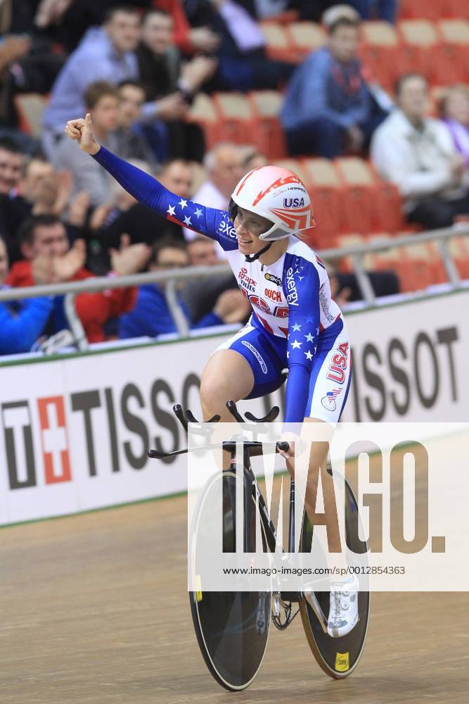 Sarah Hammer (USA) CYCLISME : Championnats du Monde sur Piste - Minsk - 20 02 2013 PatrickPichon Panoramic