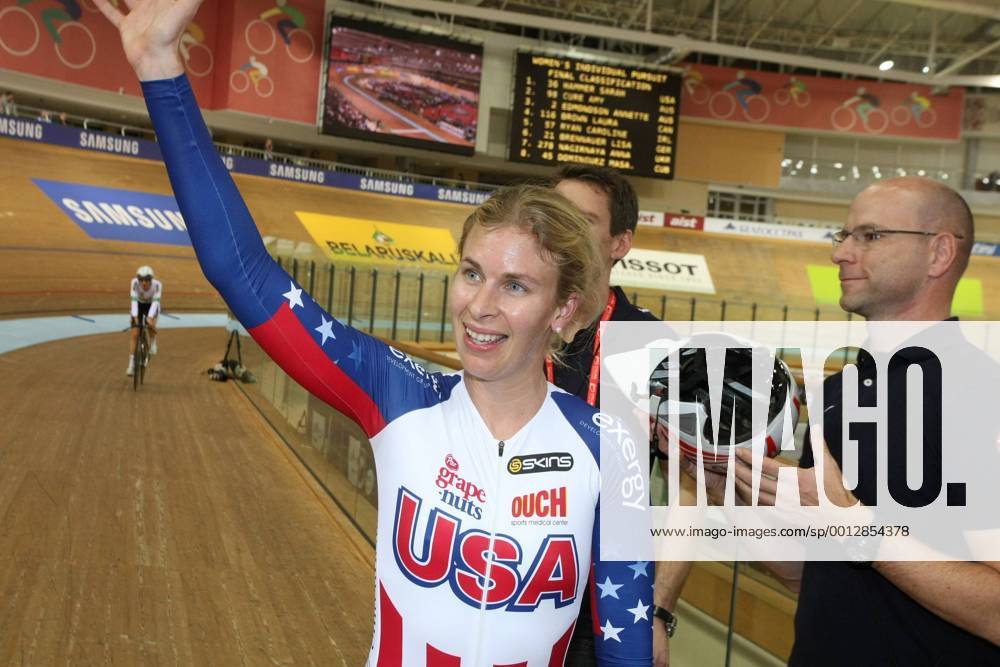 Sarah Hammer (USA) CYCLISME : Championnats du Monde sur Piste - Minsk - 20 02 2013 PatrickPichon Panoramic