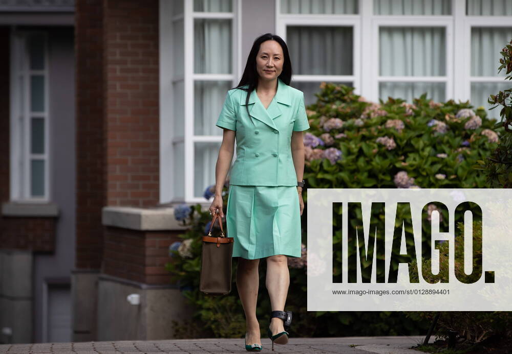 Meng Wanzhou, chief financial officer of Huawei, leaves home to attend her extradition hearing at B.C. Supreme Court, in Vancouver, on Monday, August 9, 2021. Vancouver Canada - ZUMAc35_ 20210809_zaf_c35_048