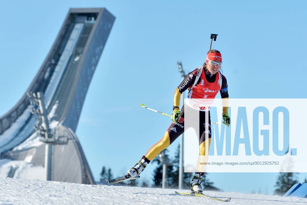 BIATHLON - IBU WC Oslo OSLO,NORWEGEN,02.MAR.13 - BIATHLON - IBU Weltcup, 10km Verfolgung der Damen. Bild zeigt Laura Dahlmeier (GER).