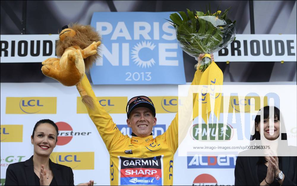 TALANSKY Andrew (USA) of Garmin Sharp Podium CYCLISME : Paris Nice 2013 - Chatel Guyon Brioude - Etappe 3 - 06 03 2013 PhotoNews Panoramic