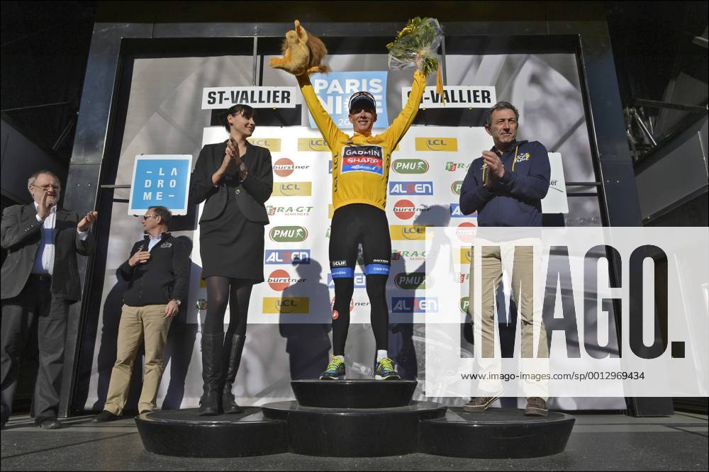 TALANSKY Andrew (USA) of Garmin Sharp Podium : Paris - Nizza 2013 - Brioude Saint Vallier - 4. Etappe - 07 03 2013 PhotoNews Panoramic